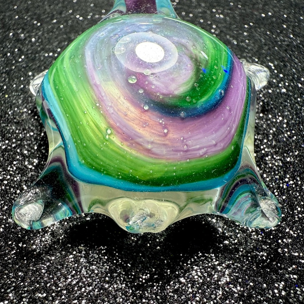 Art Glass Hand Blown Turtle Figurine - Picture 7 of 15